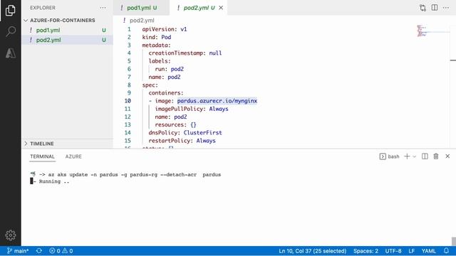 Authenticate w/ Azure Container Registry from Azure Kubernetes Service (or fixing ImagePullBackOff) смотреть онлайн