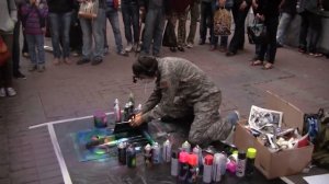 На арбате картины из баллончиков с краской 1