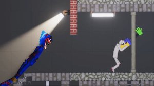 Project : Playtime#2 Boxy Boo vs Huggy Wuggy - People Playground 1.26 beta