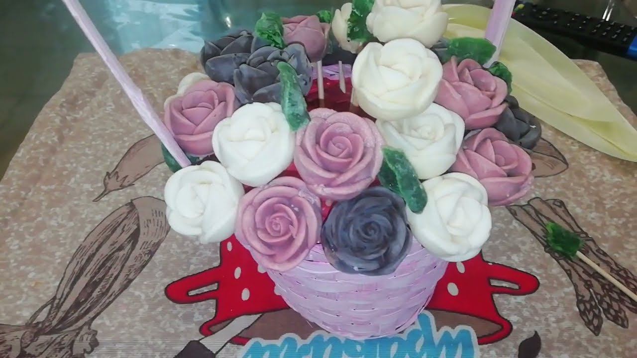 ШОКОЛАДНЫЕ РОЗЫ. съедобный букет. смотреть онлайн