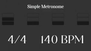 Metronome - 140 BPM