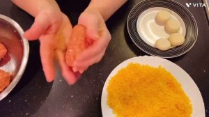 Мясные зразы с сыром.Готовим в аэрогриле