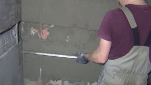 штукатурка по маякам!!!ванна