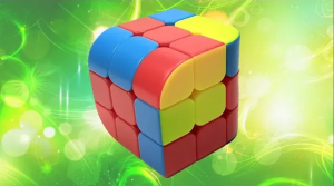 Как собрать Пенроуз куб 3х3х3. Penrose Cube 3x3x3 How to solve. Трёхцветный скруглённый куб