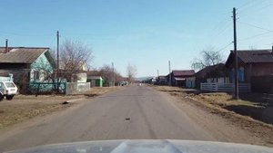 Улица Коммунистическая в Бичуре. От Хилокского моста до моста через р. Бичура.