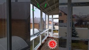 Остекление крыльца, село 8 марта.