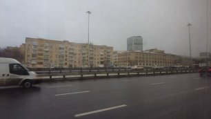 Едем по Москве на автобусе экспрессе Е30 от Белорусской до Больницы РЖД