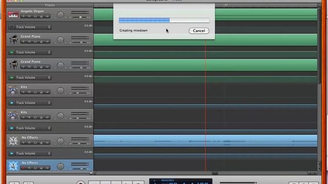 Creating WAV files in GarageBand смотреть онлайн