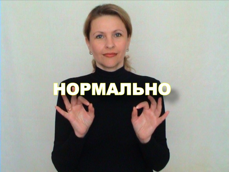 ЖЕСТОВЫЙ ЯЗЫК. СЛОВАРЬ. Нормально