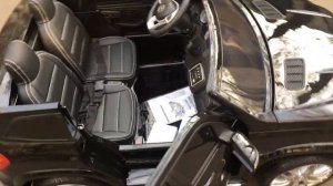 Обзор детская машинка электромобиль машинка Мерседес Бенц ГЛС63 Mercedes Benz GLS63