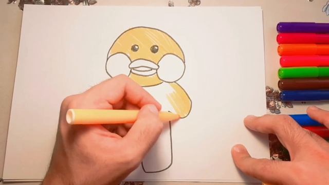 Как нарисовать уточку Лалафанфан?!?! #учимсярисовать