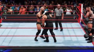 John Cena and Roman Reigns vs Triple H Kane and Randy Orton