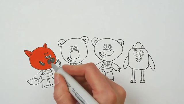 Как нарисовать Ми ми мишки маркерами смотреть онлайн