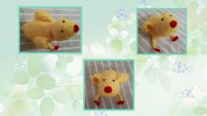 Игрушки вязаные.