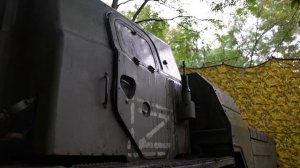 Боевая работа РСЗО Смерч