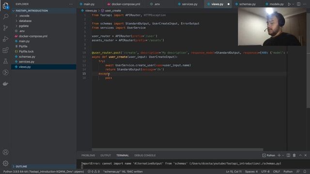 Criando API Rest com FastAPI (PostgreSQL, Async SQLAlchemy, AIOHTTP) смотреть онлайн