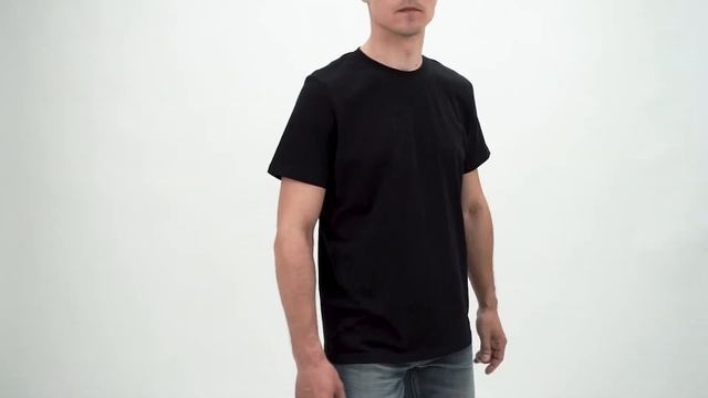 Футболка черная из хлопка плотностью 160 граммов смотреть онлайн