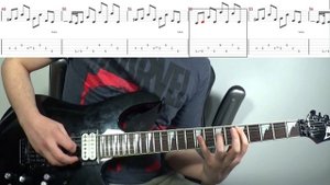 Poison Alice Cooper Guitar Intro Tab Lesson | Scrolling PDF