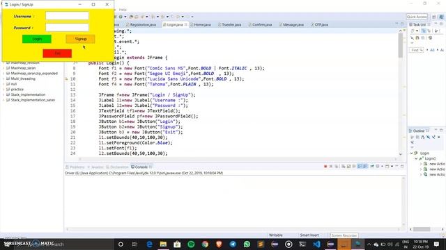 Internet Banking using Java смотреть онлайн