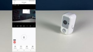 Подключение и осмотр меню автономной WiFi камеры видеонаблюдения c ИК и LED подсветкой PS-link WPS2
