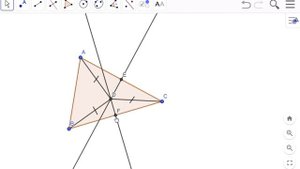 Докажите, что серединные перпендикуляры к сторонам треугольника пересекаются в одной точке.