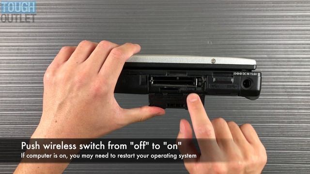 Panasonic Toughbook CF-53: How to turn on wireless switch смотреть онлайн