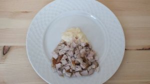 Салат Эдельвейс с корейской морковью