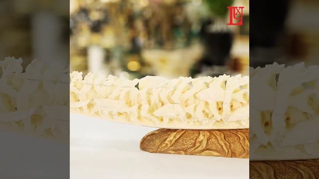 Композиция из клыка моржа "Подводное царство" на подставке смотреть онлайн