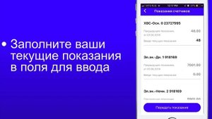 Как передать показания счетчиков жку в приложении Фрисби24