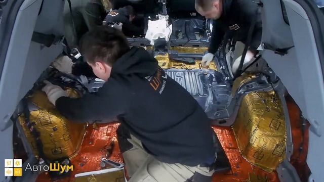 Шумоизоляция багажника Chery Tiggo. Уровень "ЭКСТРА". АвтоШум.