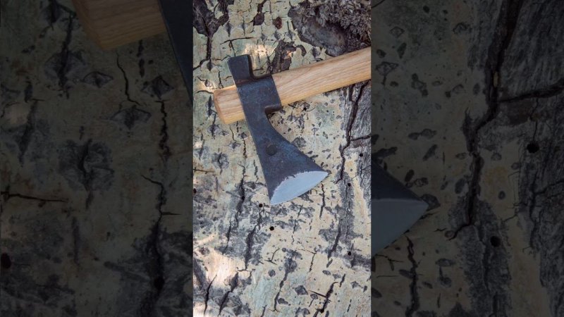 Томагавк под обратный всад #axe #forging #blacksmith