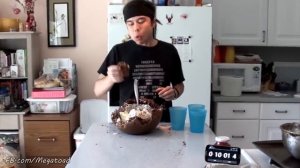 Massive Cookie Bowl w/ Ice Cream (23,000+ Cals) | Matt Stonie
