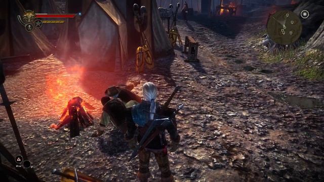 Ведьмак 2. Глава 2. Часть 28. Истина в пиве. Игра в покер: Каэдвенский лагерь. смотреть онлайн