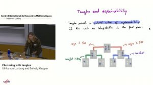 Ulrike von Luxburg and Solveig Klepper: Clustering with tangles