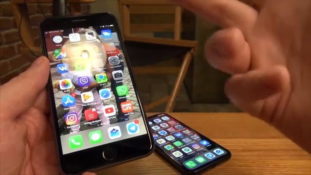 IPhone X  Cравнение с IPhone 8 Plus