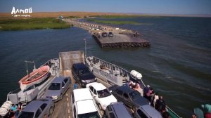Переправа через Бухтарминское водохранилище / Курчум / ВКО
