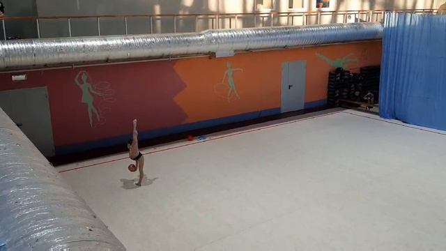 Фролова Дарья 2011, мяч