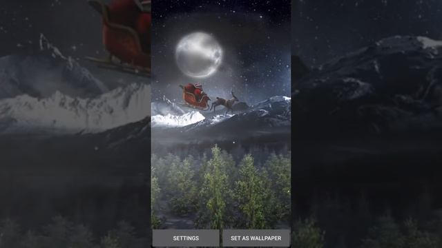 Santa 3D Live Wallpaper for Android on Google Play Store