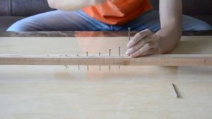 OUKITEL K4000 screen test - Knock Nail into Wood