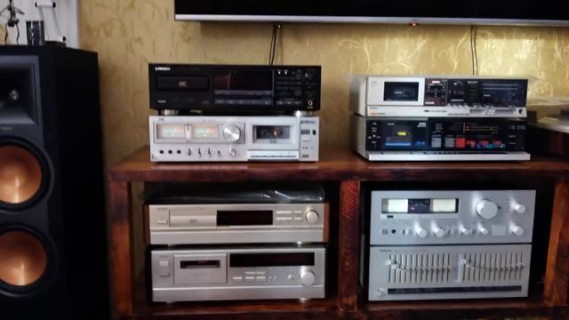 Кассетная дека JVC KD-A5 1979 г.в. Воспроизведение.