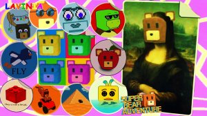 New Update Super Bear Adventure Where The Stickers Are Hidden! Funny stickers Super Bear Adventure!