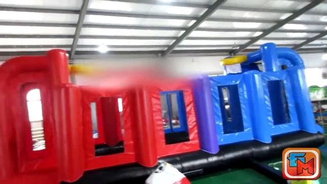 Надувной батут "Футбольное поле" 8x4x2 м от "БатутМастер" смотреть онлайн