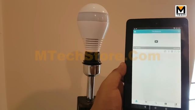 Bulb Security Camera 360 View IP WiFi Panoramic 960P Unboxing URDUHINDI By M-Tech