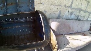 Отличный мангал из старого бойлера