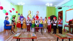 Оркестр в детском саду "Полька", композитор И. Дунаевский