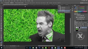 How to Create Grass Angry Man Effect in Photoshop CC - Tutorial