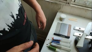 Заточка "сантоку" алмазными пастами с притирами и чебоксарскими алмазами