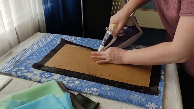 Мастер-класс "Тканевая основа для панно, аппликации"