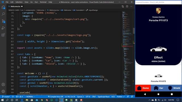 Bottom tab bar animation on react native | React Native Ui Animations смотреть онлайн