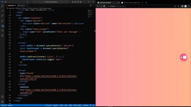 How To Make Awesome Input Animation using HTML & CSS | Step By Step Tutorial